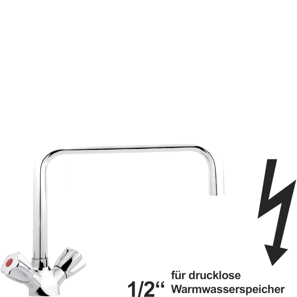 neon Spültischbatterie 1/2" ND