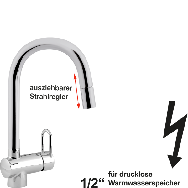 noah Spültischbatterie 1/2" ND