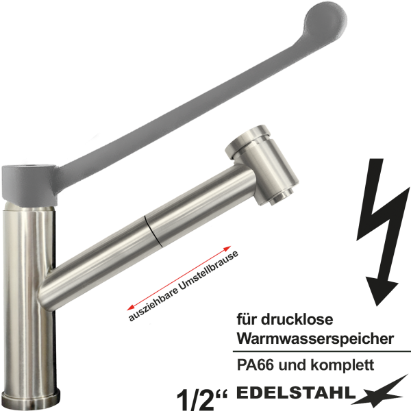 elyx Spültischbatterie 1/2" ND