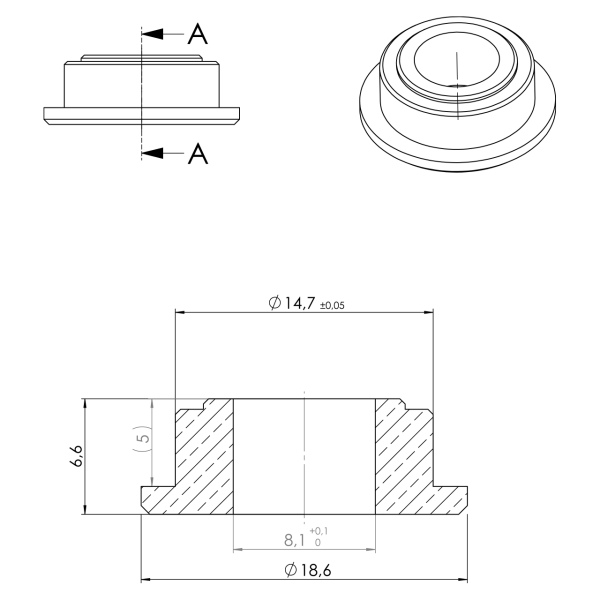 Einstellhülsen-Halter zu X31.74.V8