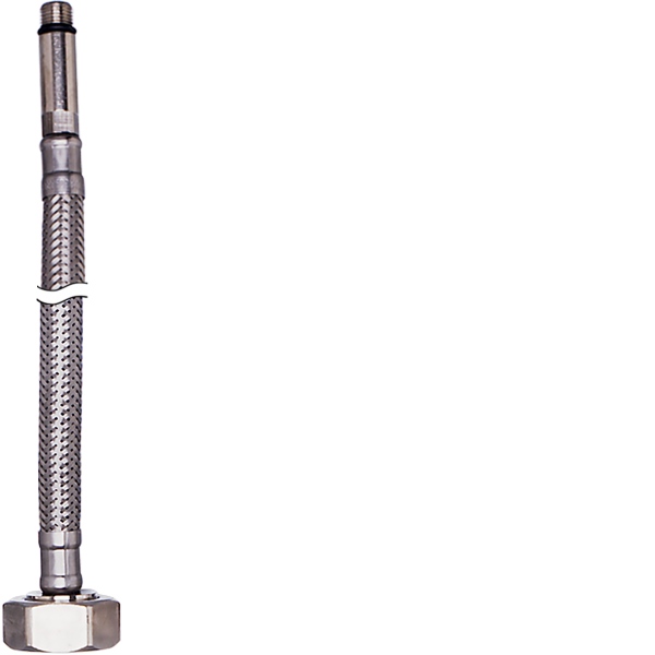 Verbindungsschlauch Ø 12 x 8 mm L 500 mm (Nippel L 37 mm) M10 x 3/4"